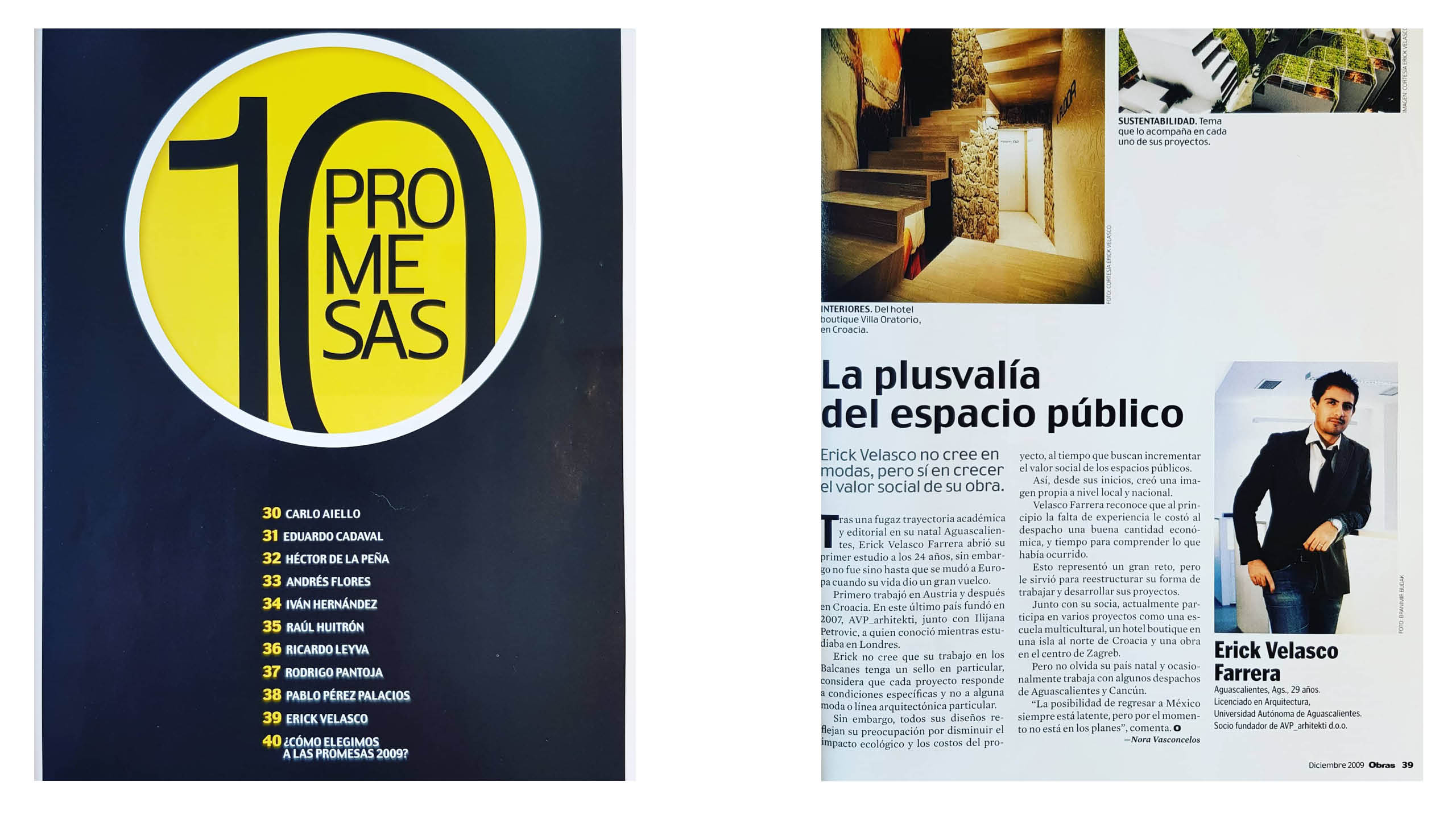 10 MOST INNOVATIVE YOUNG MEXICAN ARCHITECTS 2009