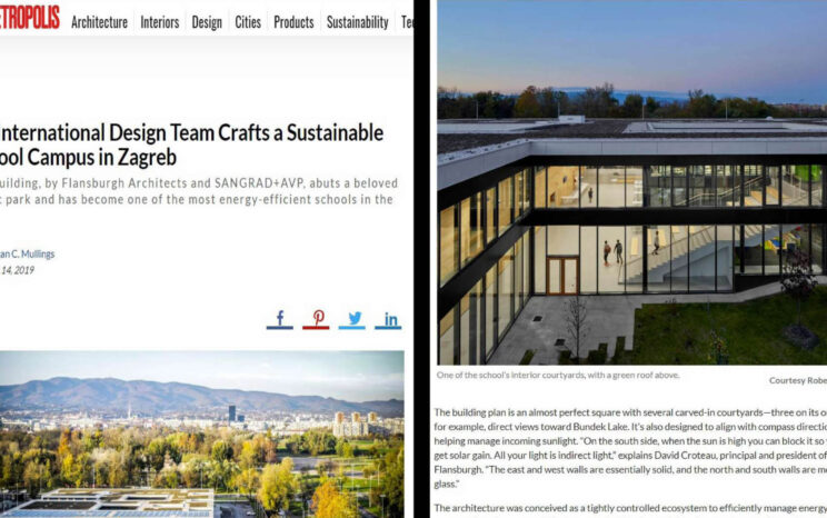 AMERIČKA MEĐUNARODNA ŠKOLA U ZAGREBU U METROPOLIS ČASOPISU