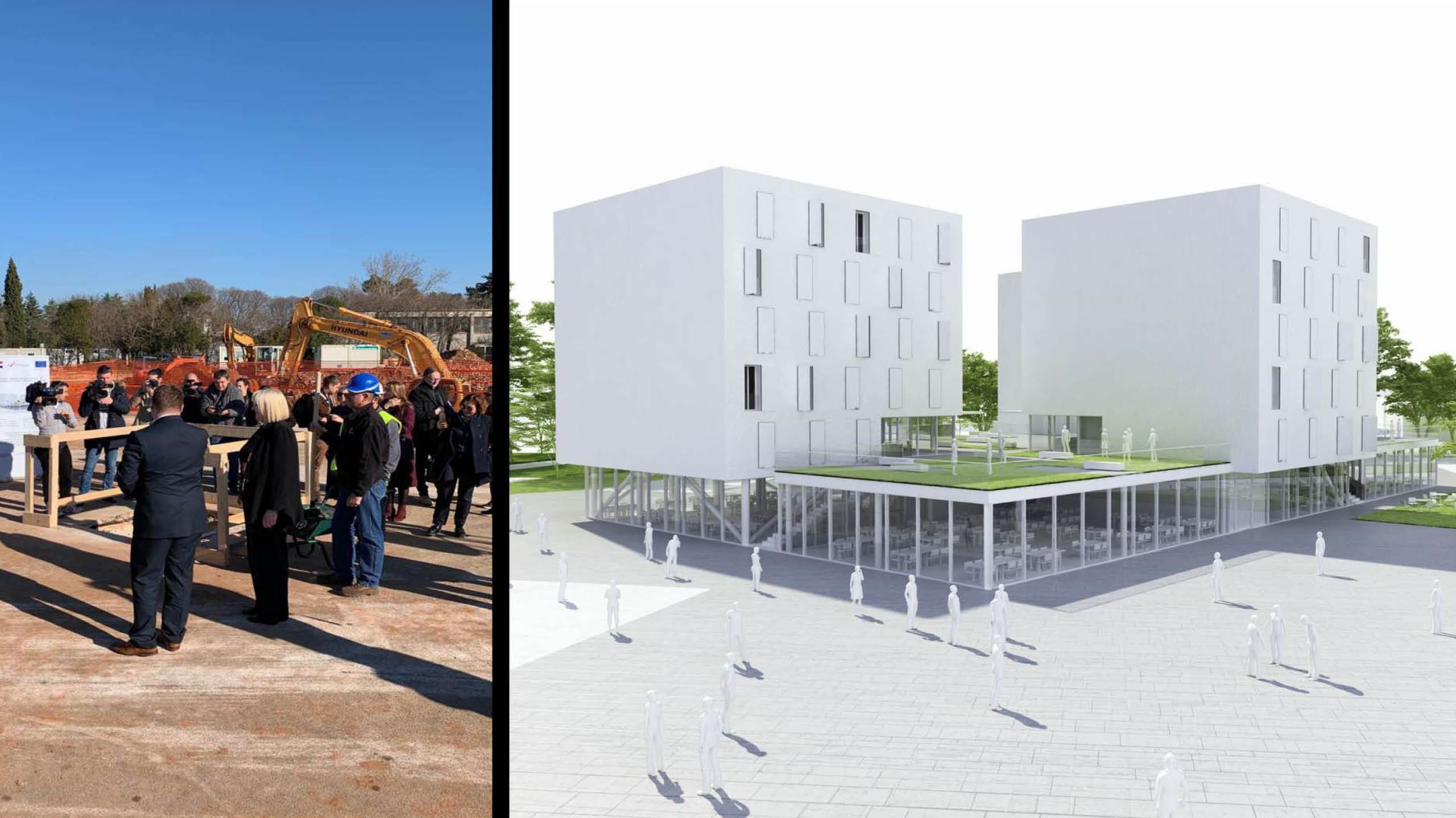 STUDENTSKA MENZA I PAVILJONI ZADAR_KAMEN TEMELJAC