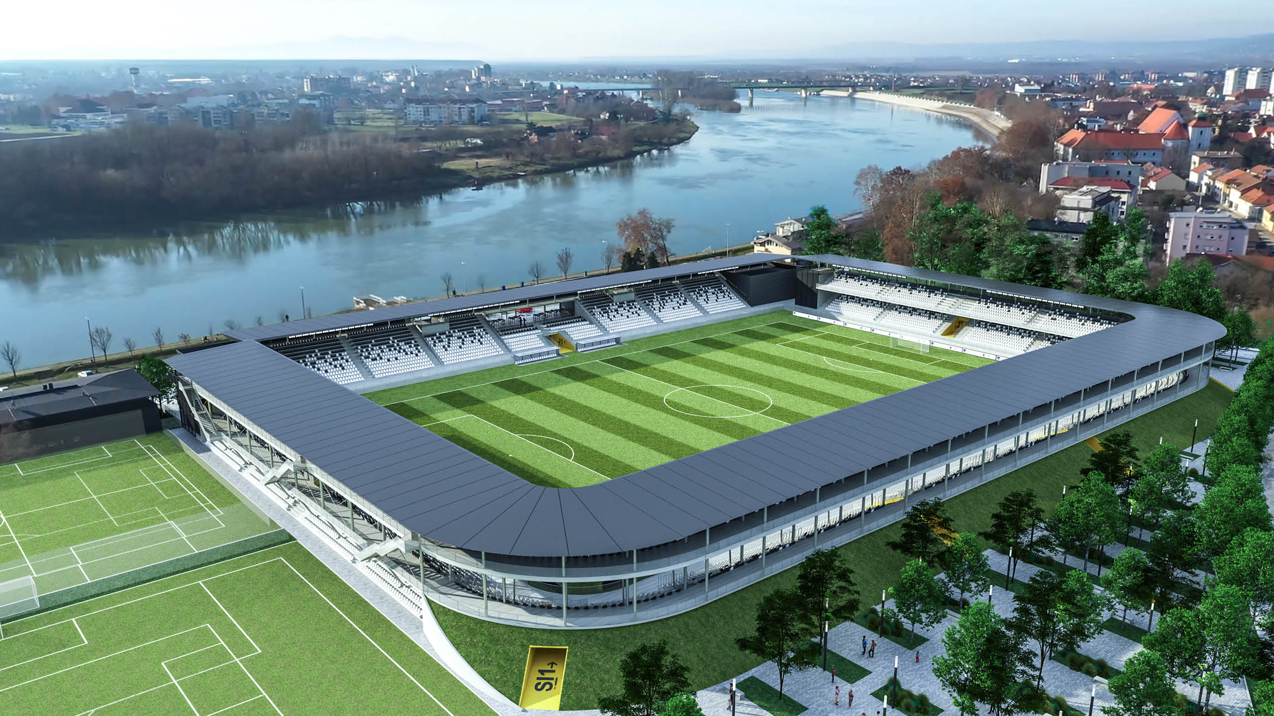 STADIUM ON THE SAVA RIVER