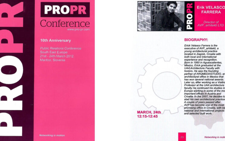 PRO PR LECTURE_MARIBOR SLOVENJIA