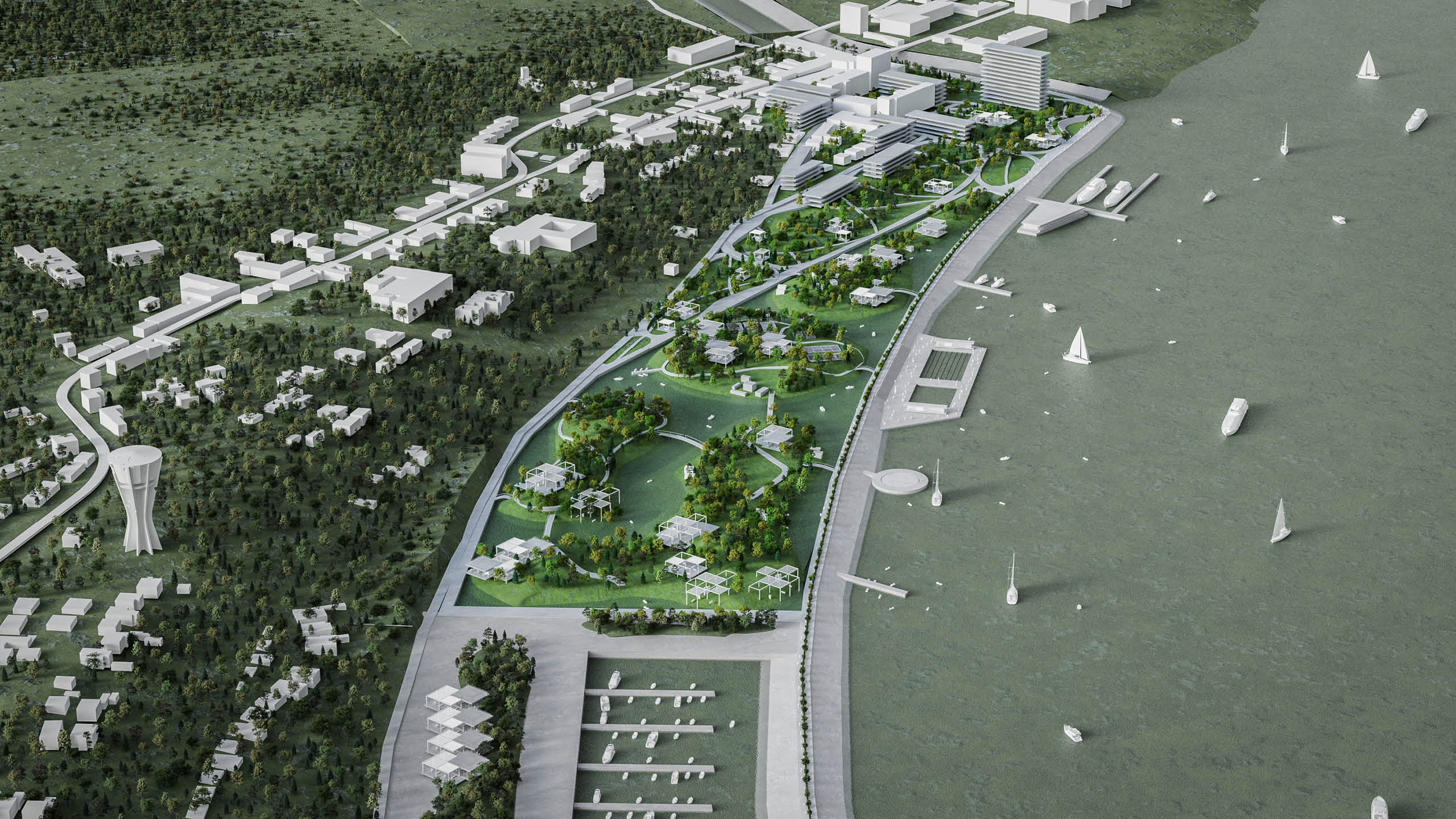 RIGHT BANK ZONE ALONG THE DANUBE IN VUKOVAR