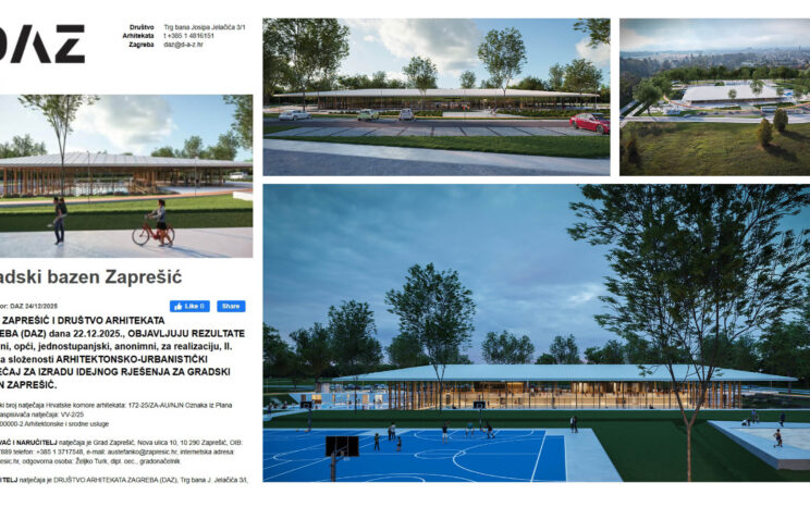 NATJEČAJ ZA IZRADU IDEJNOG RJEŠENJA ZA GRADSKI BAZEN ZAPREŠIĆ_1. NAGRADA